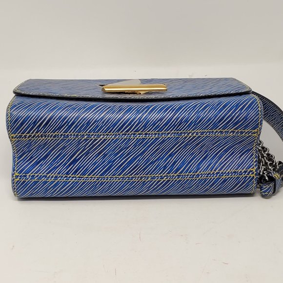 Louis Vuitton Twist MM Blue Denim Epi Leather Bag - Picture 10 of 16
